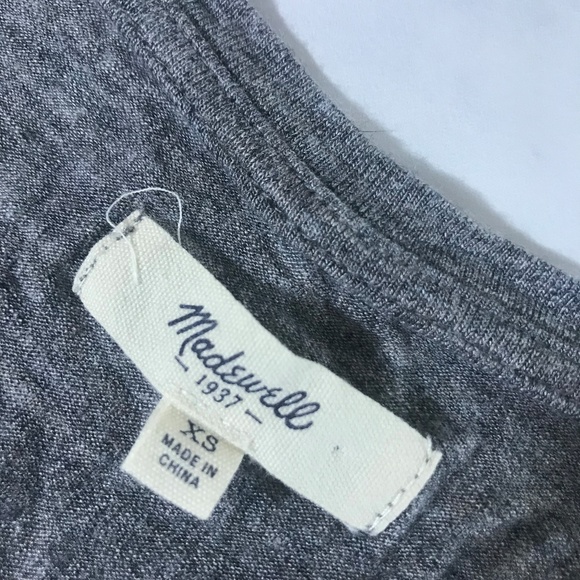 Madewell Grey & Charcoal Anthem Inset Tank Top - Picture 6 of 7